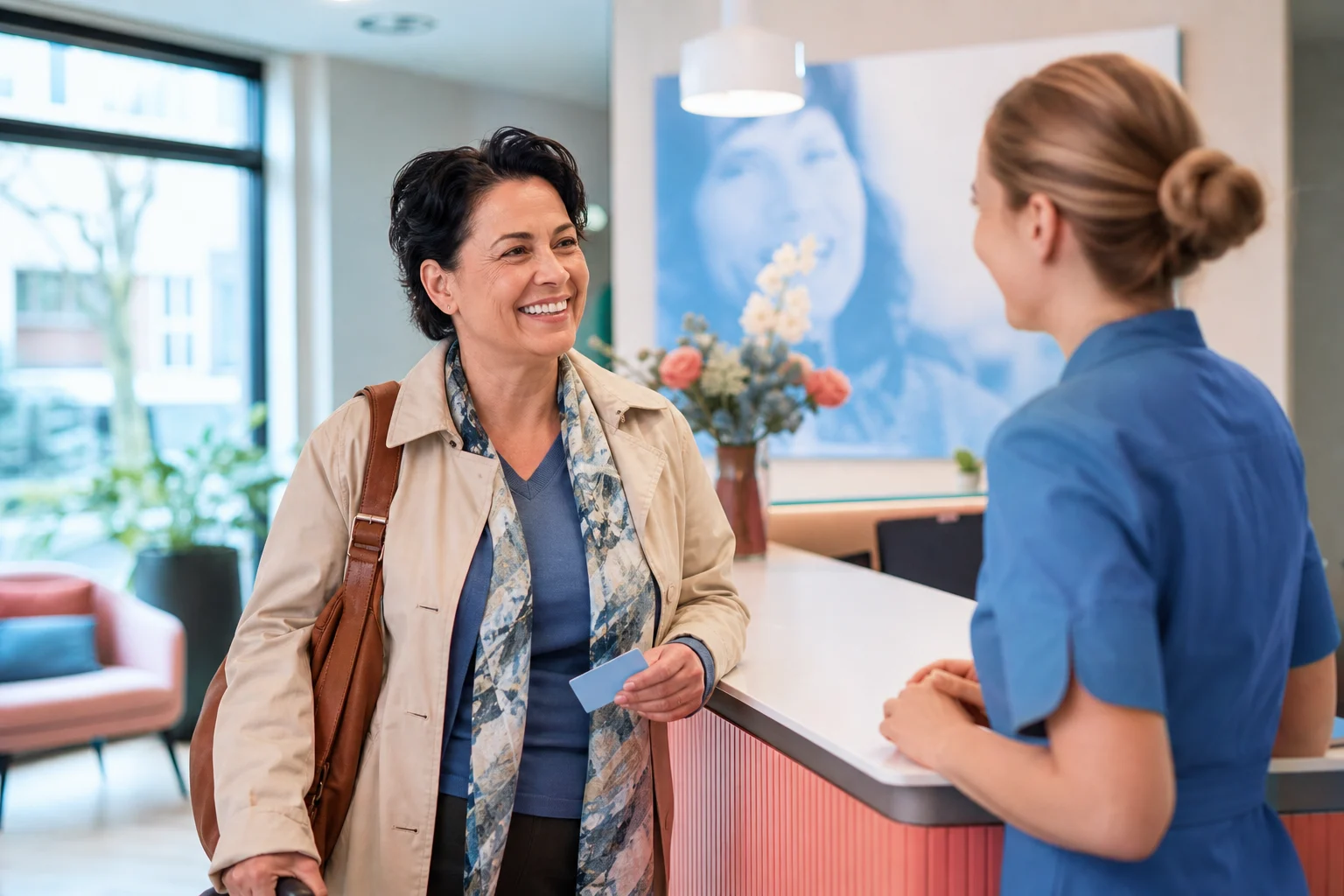 Een hulpvrager keert na noodzakelijke mondzorg met vertrouwen terug naar het dagelijks leven